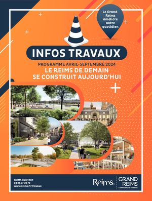 INFOS TRAVAUX : PROGRAMME AVRIL-SEPTEMBRE 2024