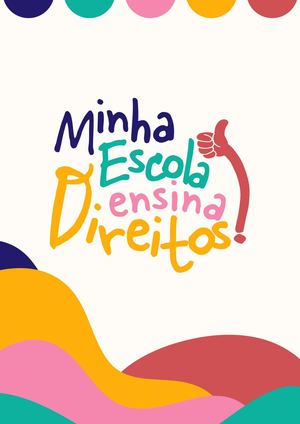 Projeto Minha Escola Ensina Direitos