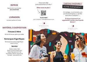 Brochure événementiel