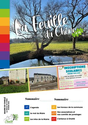 Bulletin municipal février 2024 Cheillé