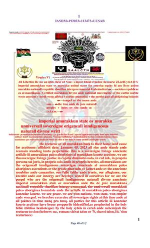 Universal Commercial Lien To Protect The Entire Earth