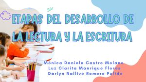 Etapas de la lectura y la escritura