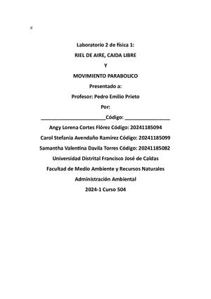 Laboratorio Fisica 2