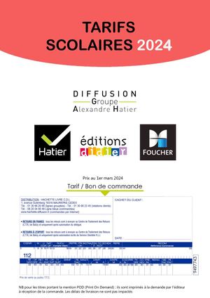 Tarifs Scolaires 2024