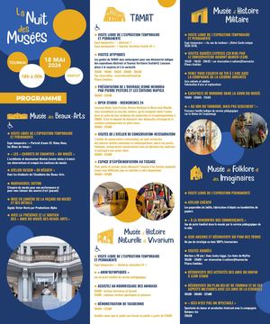 Programme Nuit des musées 2024