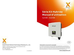 X3 Hybrid G4 Manuel FR Solax