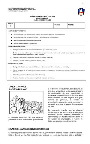 El Discurso Público