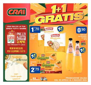 Volantino Cuor di  Crai Regina Zenone dal 25 aprile al 5 maggio