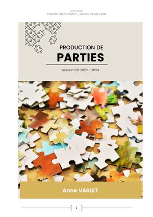 Production De Parties