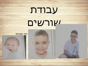 עבודת שורשים ניר מעודכן