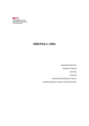 Pràctica 1 Crol Alejandro Hervás 12a