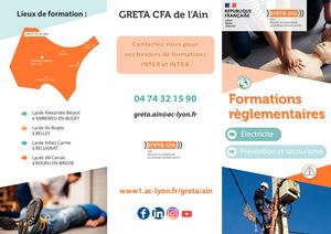 Formations Règlementaires Greta Cfa De L'ain