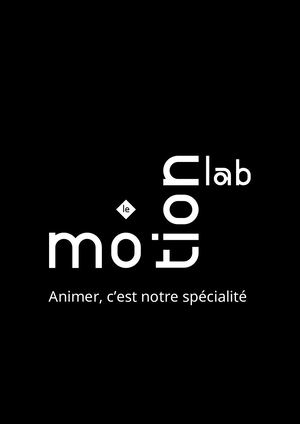 PLAQUETTE MOTION LAB