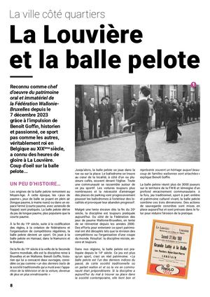 La Louvière Et La Balle Pelote