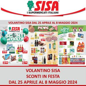 Volantino SISA Marsala dal 25 al 8 Maggio Aprile 2024