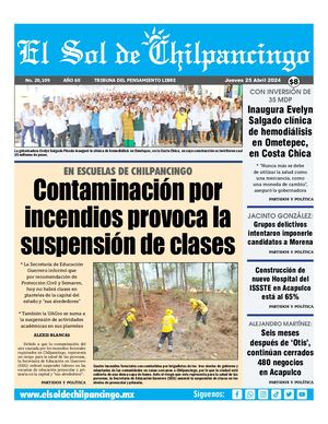 El Sol De Chilpancingo 25 Abril 2024