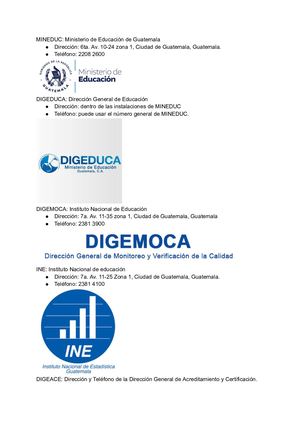 instituciones de guatemala