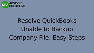 Calaméo - Simple Guide To Resolve Quick Books Backup Failed Issue