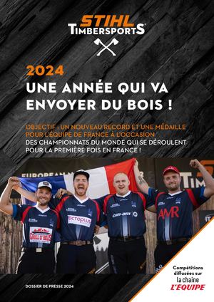 Dossier de presse STIHL TIMBERSPORTS 2024