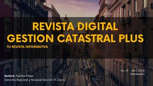 Revista Digital Gestión Catastral Plus