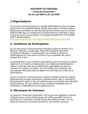 Jeu Concours Crèmes Dessert Elle Vire Dom Tom Et Mascareignes