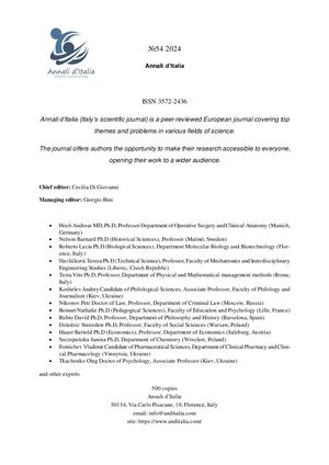 Annali D’italia №54 2024