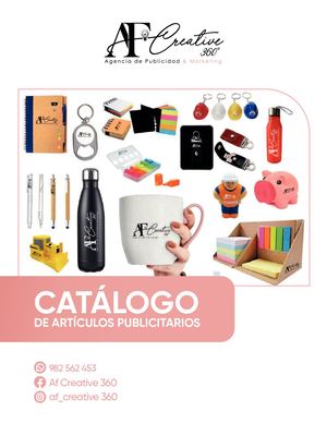 Catálogo De Articulos Promocionales Af Creative 360