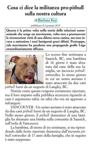 Quello che la militanza pro pitbull ci dice sulla nostra cultura