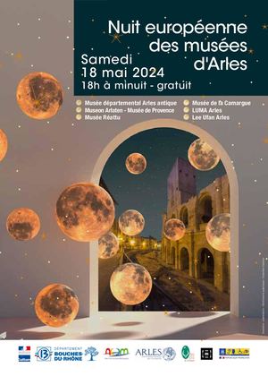 Programme Nuit des Musées d'Arles 18 mai 2024