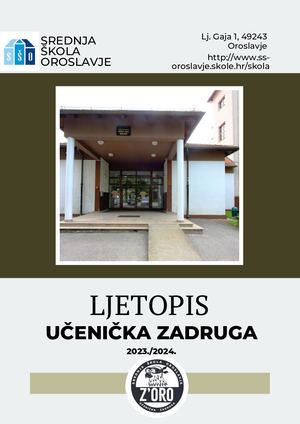 Ljetopis Učenička Zadruga Z'oro Novo