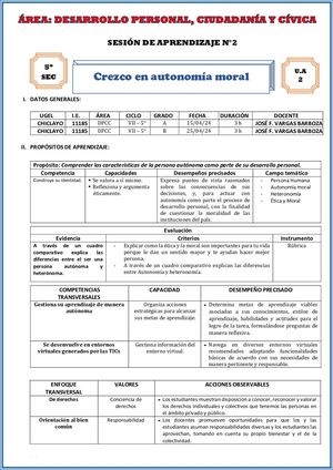 S.A. AUTONOMÍA MORAL
