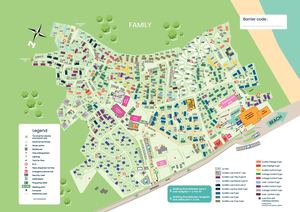 Plan du camping | Sunelia Interlude 2024 | Anglais