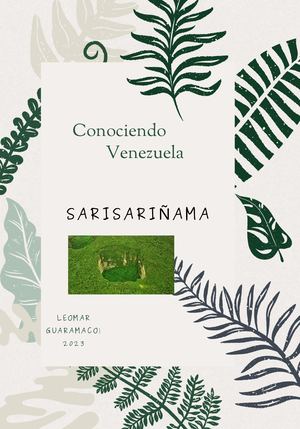 Sarisariñama