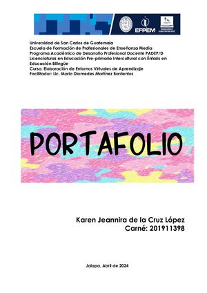 Portafolio Karen De La Cruz