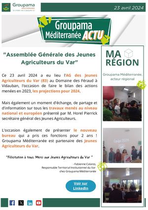 Actu Assemblée Générale Des Jeunes Agriculteurs Du Var 230424