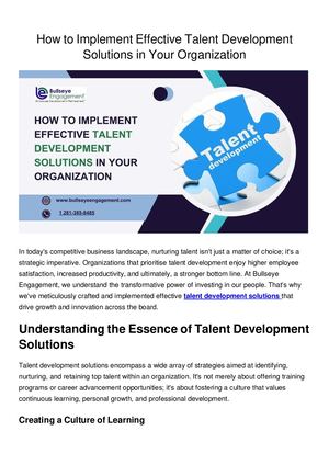 Calaméo - How To Implement Effective Talent Development Solutions In ...