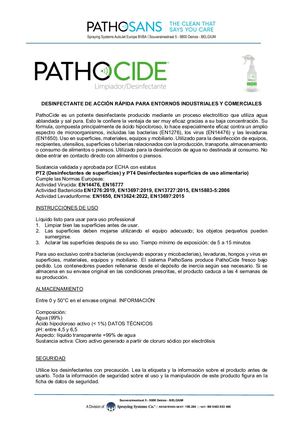 Calaméo - Ficha Tecnica Patho Cide