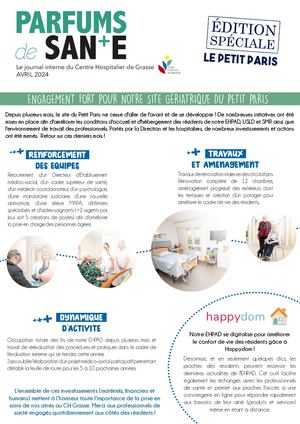 PARFUMS DE SANTE AVRIL 2024