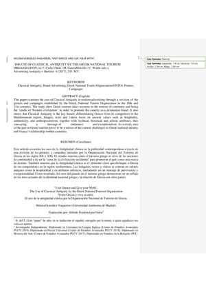 Visit Greece And Live Your Myth, Traducido por Alfredo Fredericksen Neira