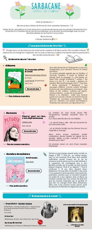 Newsletter Sarbacane Séléna Carville