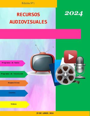 Libro Plegable Recursos Audiovisuales