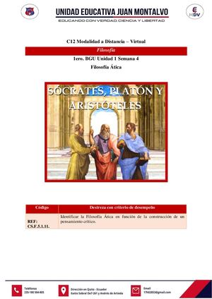 Guía Filosofía 1ero Bgu U1 S4
