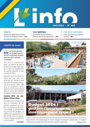 L'INFO 463 - Mai 2024