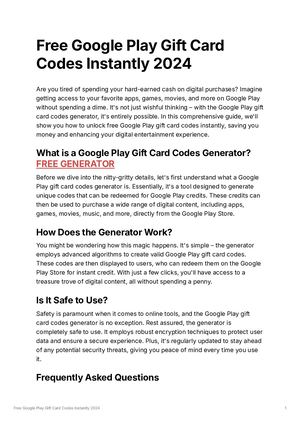 $Free Google Play Gift Card Codes Instantly 2024