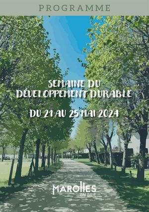 Programme Semaine du Développement Durable 2024