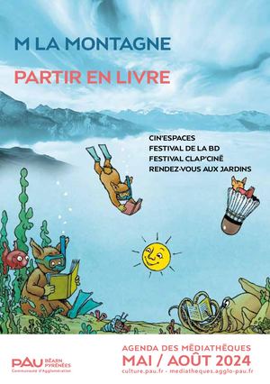 Programmation Réseau des Médiathèques Pau agglo Mai Aout 2024