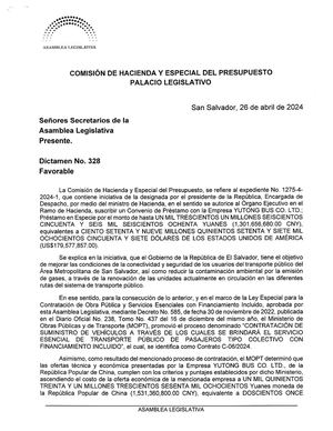 Contrato Buses - Yutong Bus Co Ltd