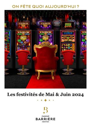 PROGRAMME DES FESTIVITÉS DE MAI & JUIN 2024