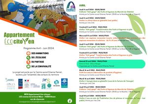 Mon Appartement éco-citoyen de Rouen ! Avril à Juin 2024