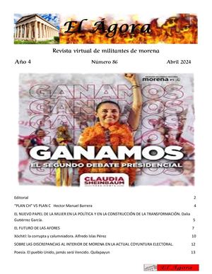 El ÁGora Numero 86 De Abril 2024